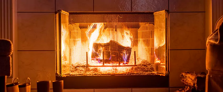 Mendota Hearth Landscape Fireplace Installation in Taylors, South Carolina