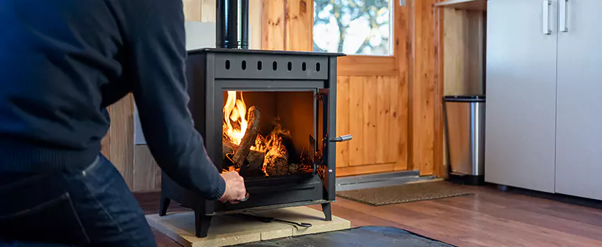 Open Hearth Wood Fireplace Installation in Taylors, SC