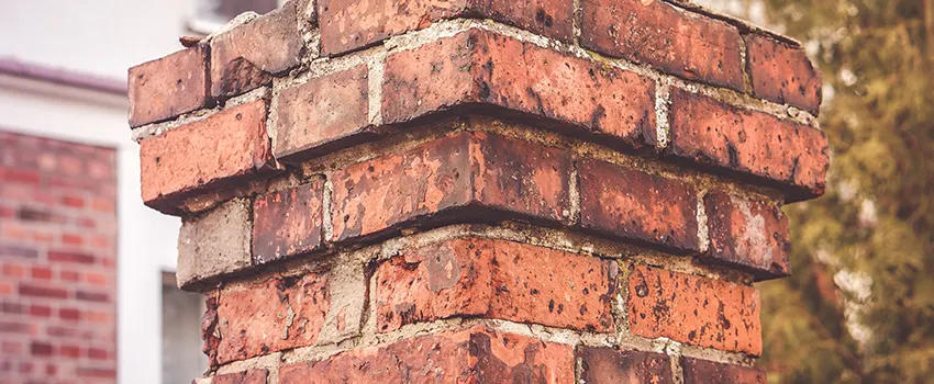 Cracked Chimney Bricks Repair Cost in Taylors, South Carolina