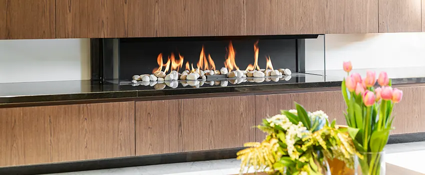 Double-height Fireplace Design Refurbishment in Taylors, South Carolina